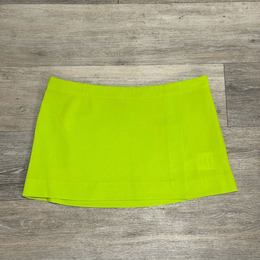 Miaou - Micro Mini Skirt - Green XS